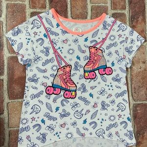 365 Kids Sequin Roller Skates T-shirt